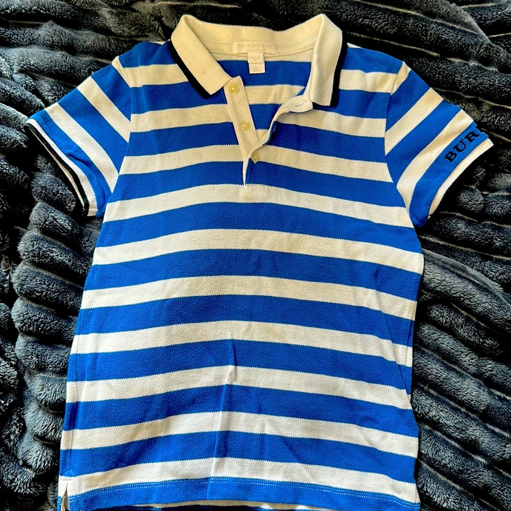 Big Boys Burberry Top Size 8yr